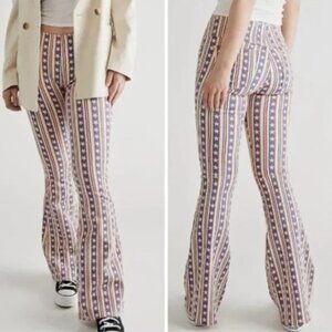 Free People We The Free Penny Pull On Flare Pants Stars and Stripes Bell Bottom